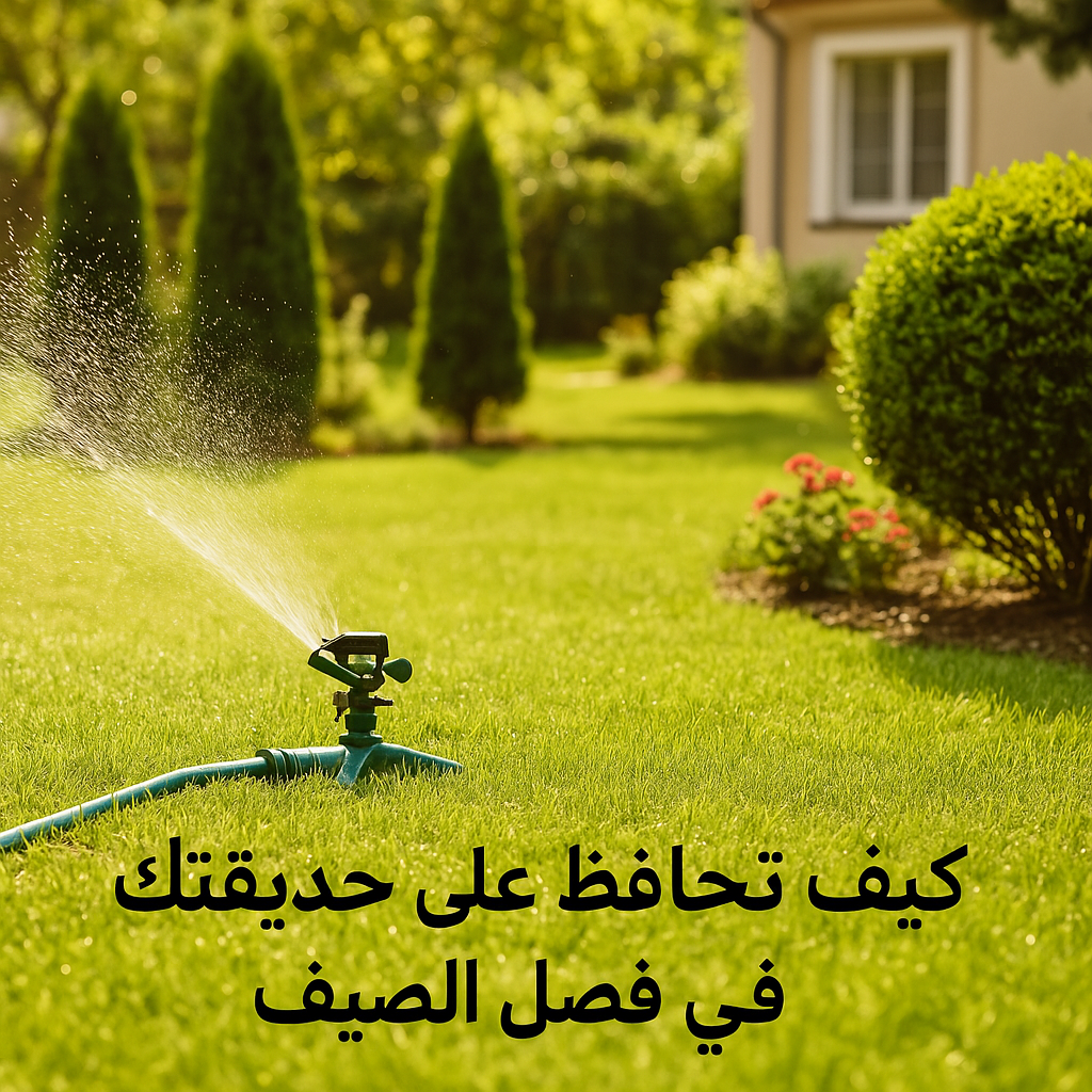 صيانة الحدائق صيفاً